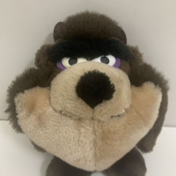 Vintage 1993 TAZ Tasmanian Devil Plush Stuffed Toy 9" The 24K Company VG Cond - Picture 2 of 4